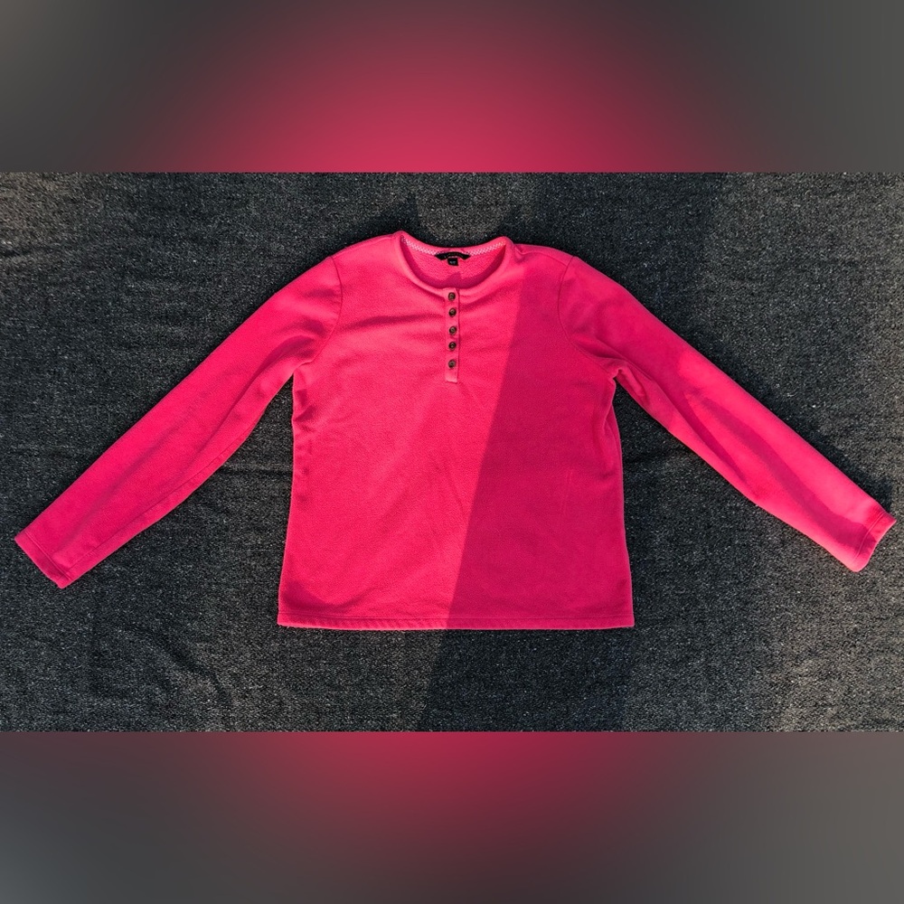 Womens Medium Petite Fleece Sweater